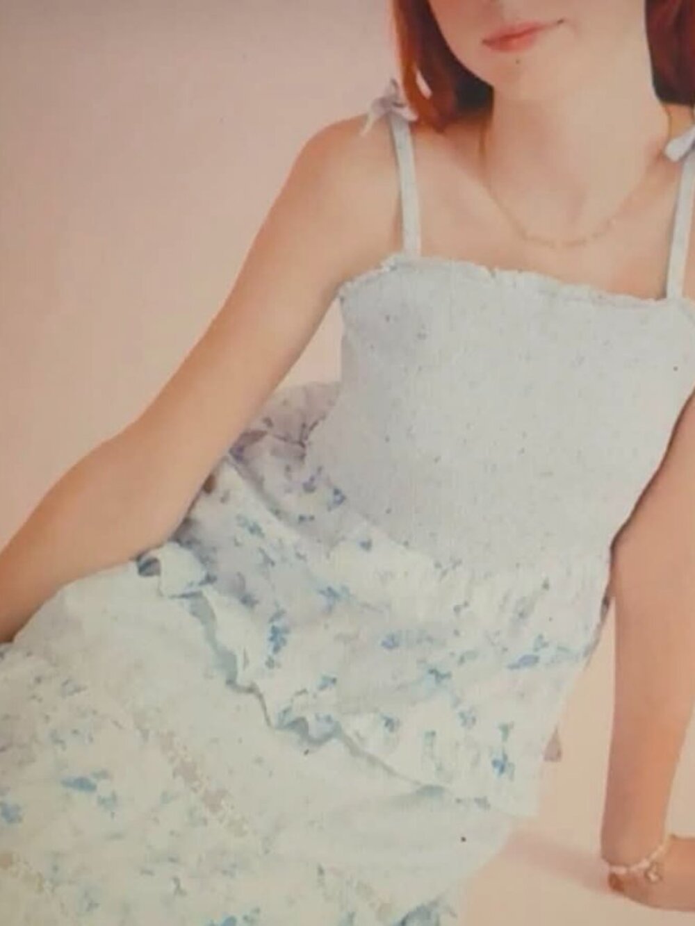 LOVESHACKFANCY GIRLS BLUE DRESS SIZE 10